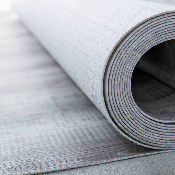 Designböden aus Linoleum sind flach im Aufbau, pflegeleicht und feuchtigkeitsresistent