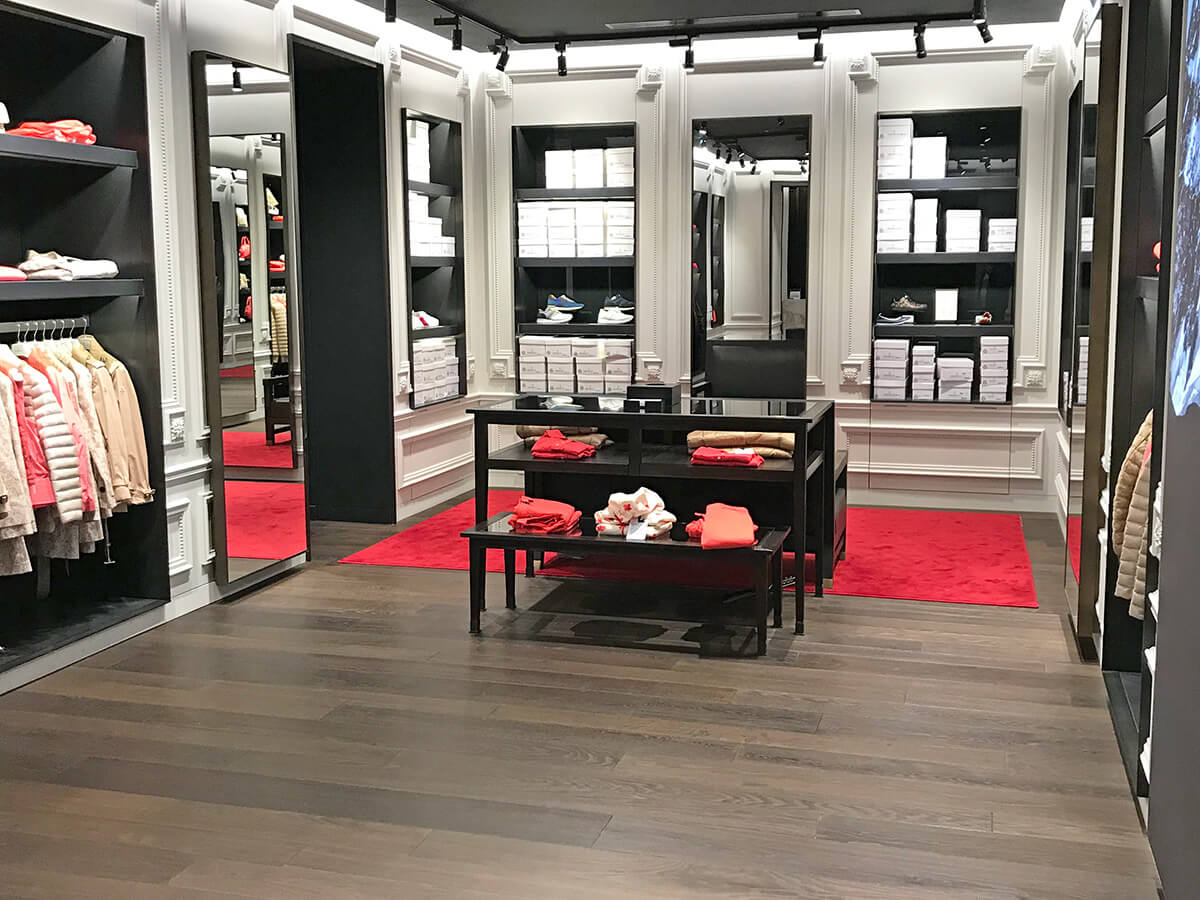 Gewerbe Frankfurt Goethestraße - 250 qm Parkett für höchste Beanspruchung, Boutique.