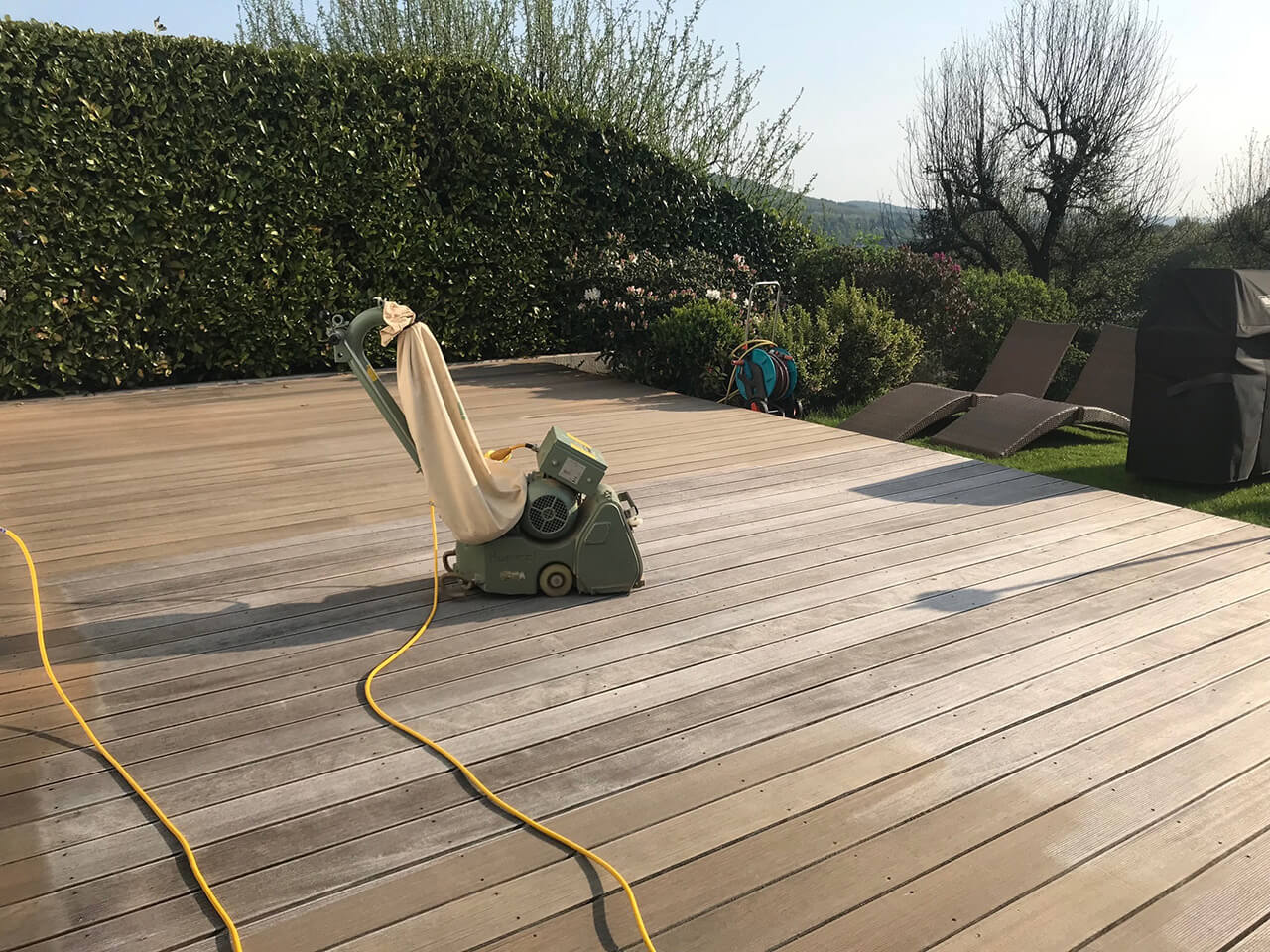 Bangkirai-Terrasse aufgearbeitet Hochtaunus – Wippler Parkett