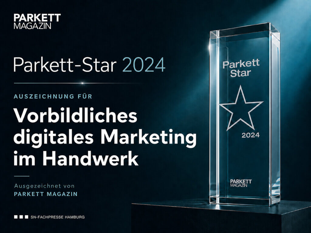 Parkett-Star 2024, Auszeichnung des Parkett Magazins für Wippler Parkett