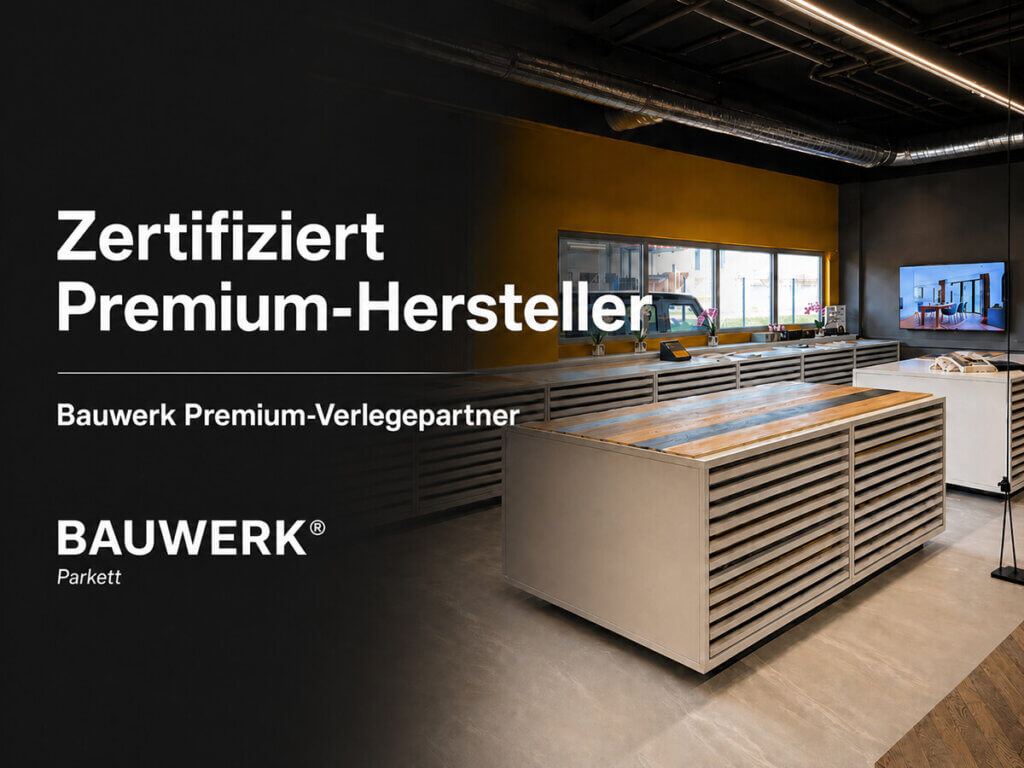 Wippler Parkett ist zertifizierter Bauwerk Premium-Verlegepartner